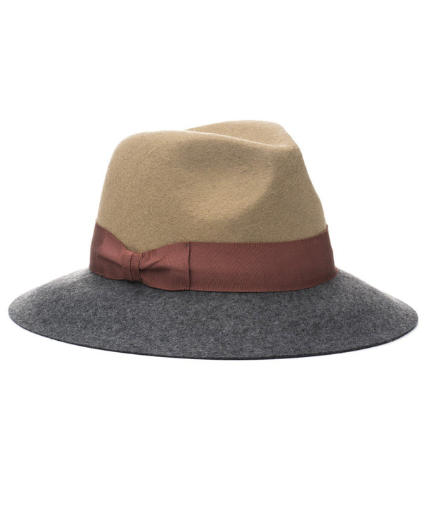 FLORENCE FEDORA HAT IN GREY - THE BOX BOUTIQUE