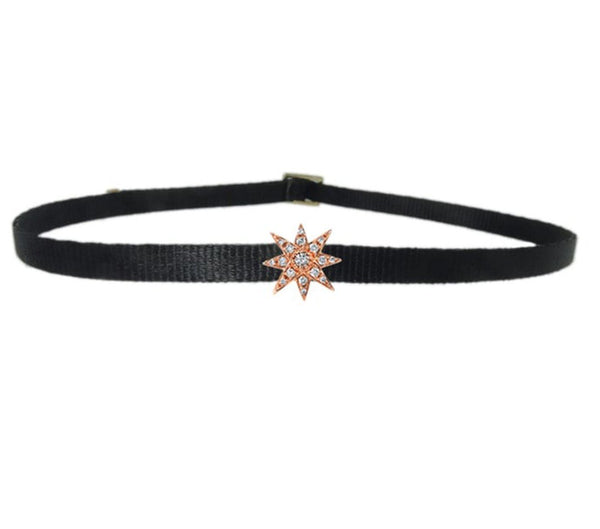 MINI STARBURST CHOKER IN ROSE GOLD - THE BOX BOUTIQUE