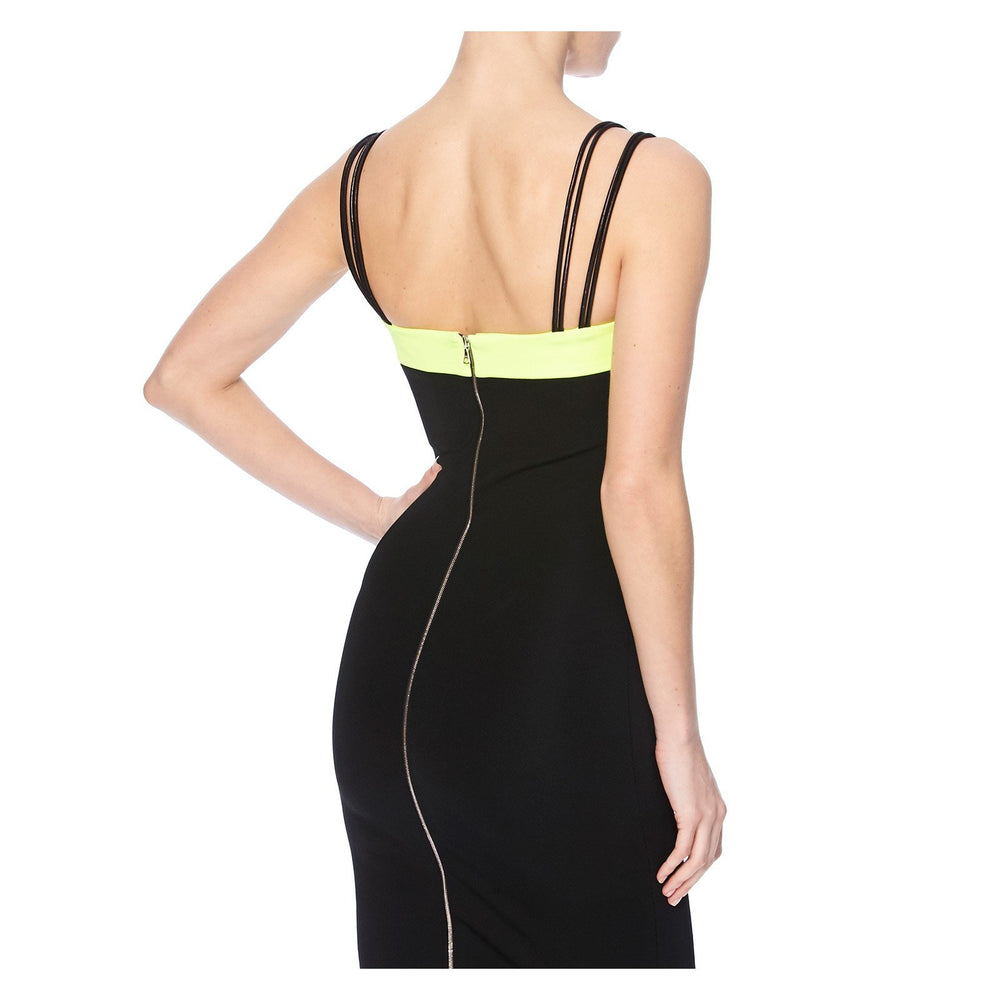 CONTRAST BAND PENCIL DRESS - THE BOX BOUTIQUE