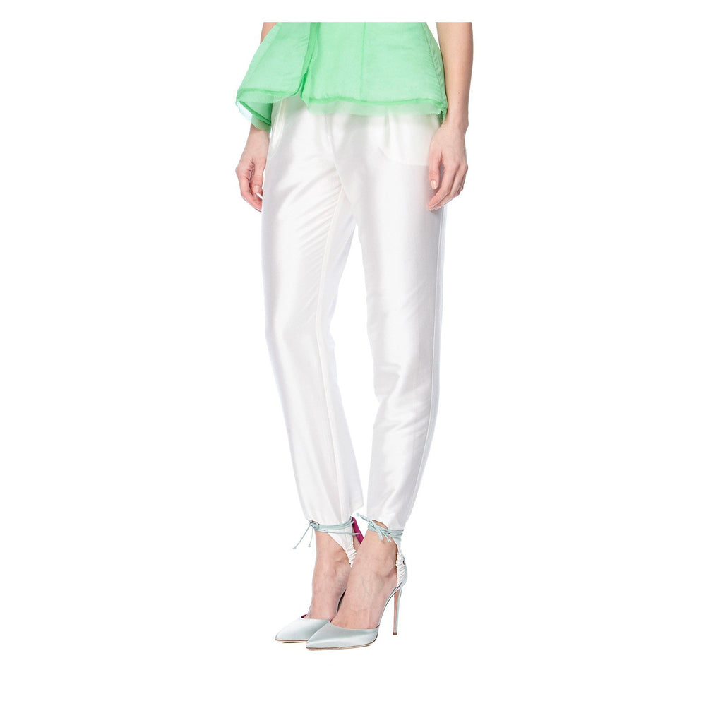 EDIE STIRRUP PANTS IN WHITE - THE BOX BOUTIQUE