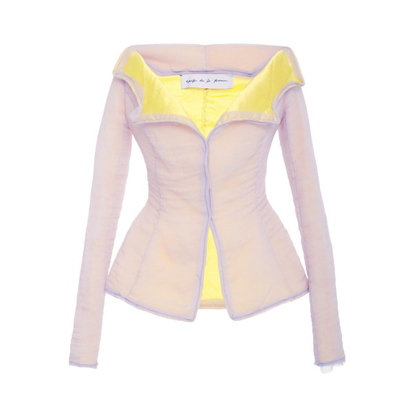 ETHEL OFF THE SHOULDER FITTED JACKET - THE BOX BOUTIQUE