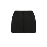 SATIN CORSET BELT IN BLACK - THE BOX BOUTIQUE