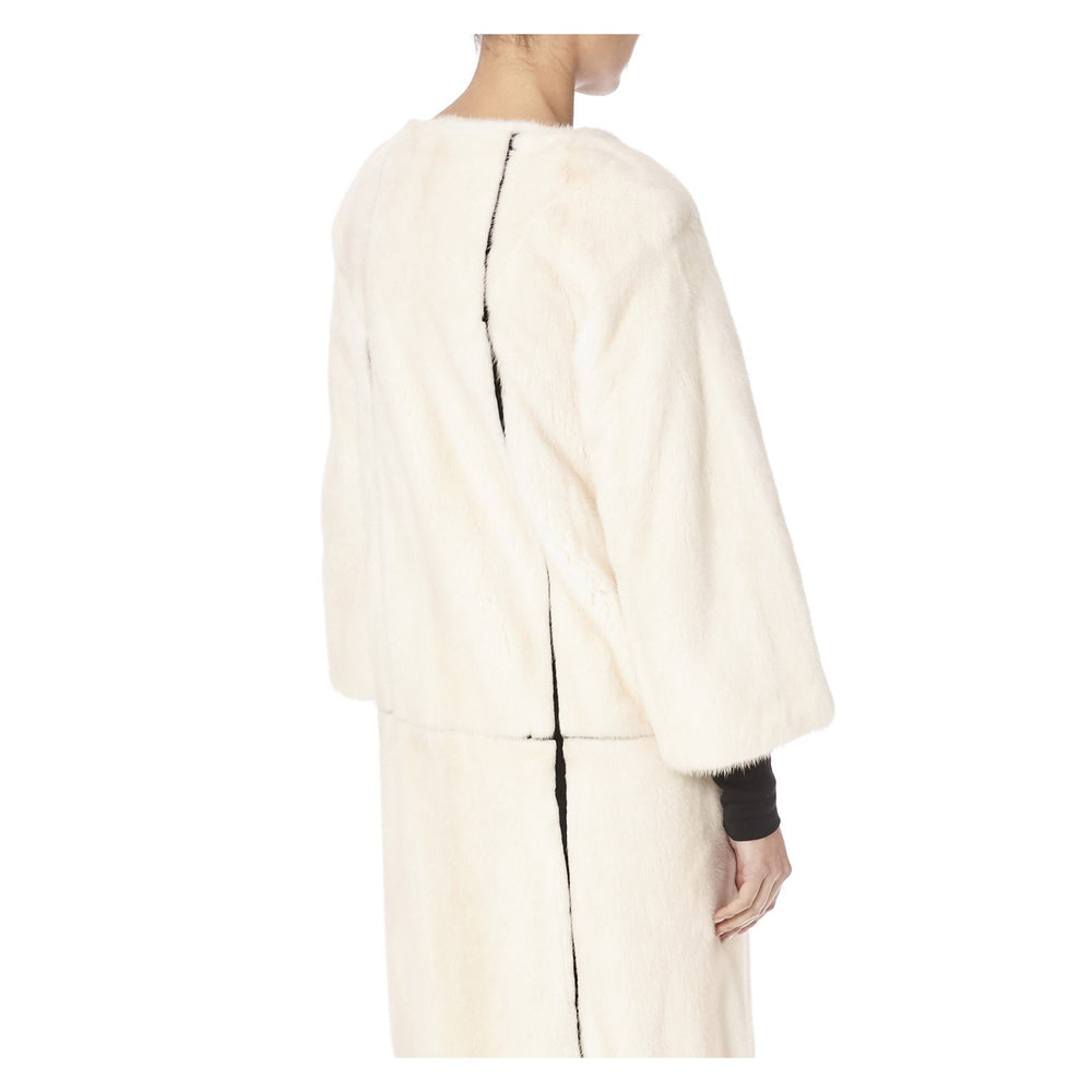 PA5H BEIGE MINK FUR COAT - THE BOX BOUTIQUE