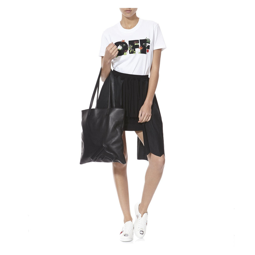 MINI SKIRT WITH PLEATED PANELS - THE BOX BOUTIQUE