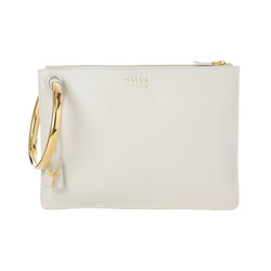 WHITE MATILDA CLUTCH - THE BOX BOUTIQUE