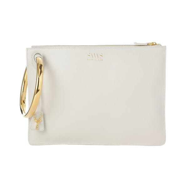 WHITE MATILDA CLUTCH - THE BOX BOUTIQUE