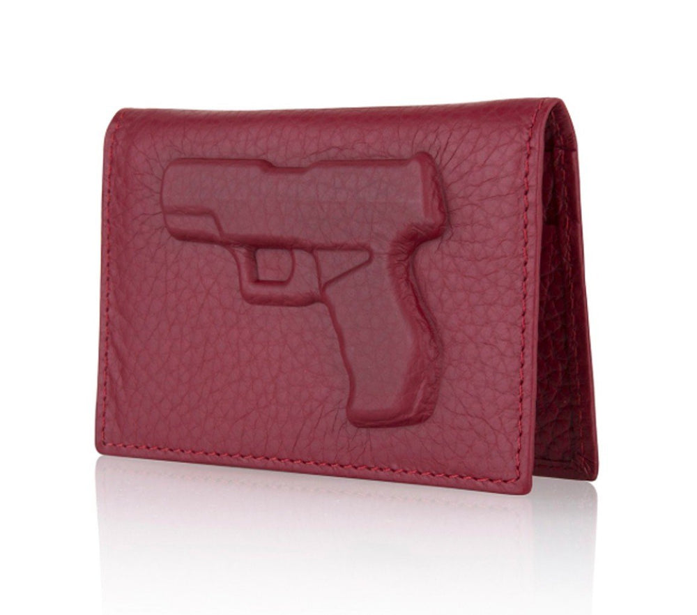 RUBY RED GUN CARDHOLDER - THE BOX BOUTIQUE