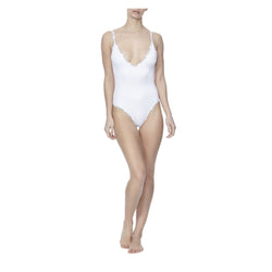 ALMA ONEPIECE SWIMSUIT IN WHITE - THE BOX BOUTIQUE