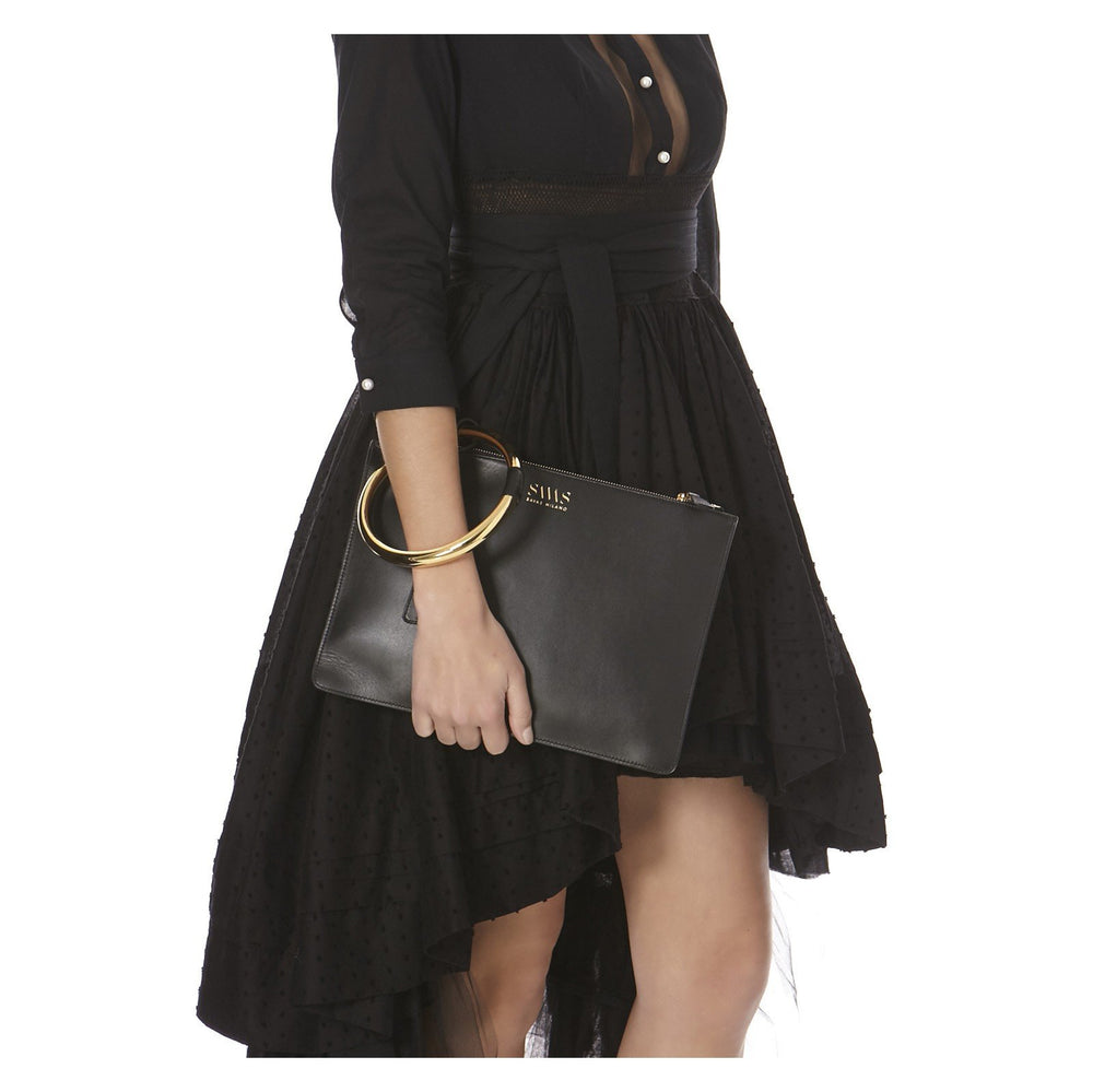 BLACK MATILDA CLUTCH - THE BOX BOUTIQUE