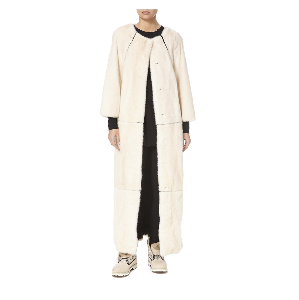 PA5H BEIGE MINK FUR COAT - THE BOX BOUTIQUE