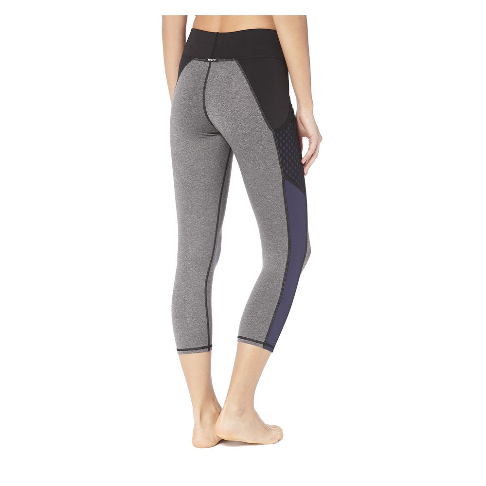 STARDUST CROPPED LEGGINGS IN GREY - THE BOX BOUTIQUE