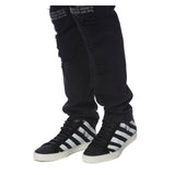 BRUSHED DIAGONALS MID SNEAKERS - THE BOX BOUTIQUE