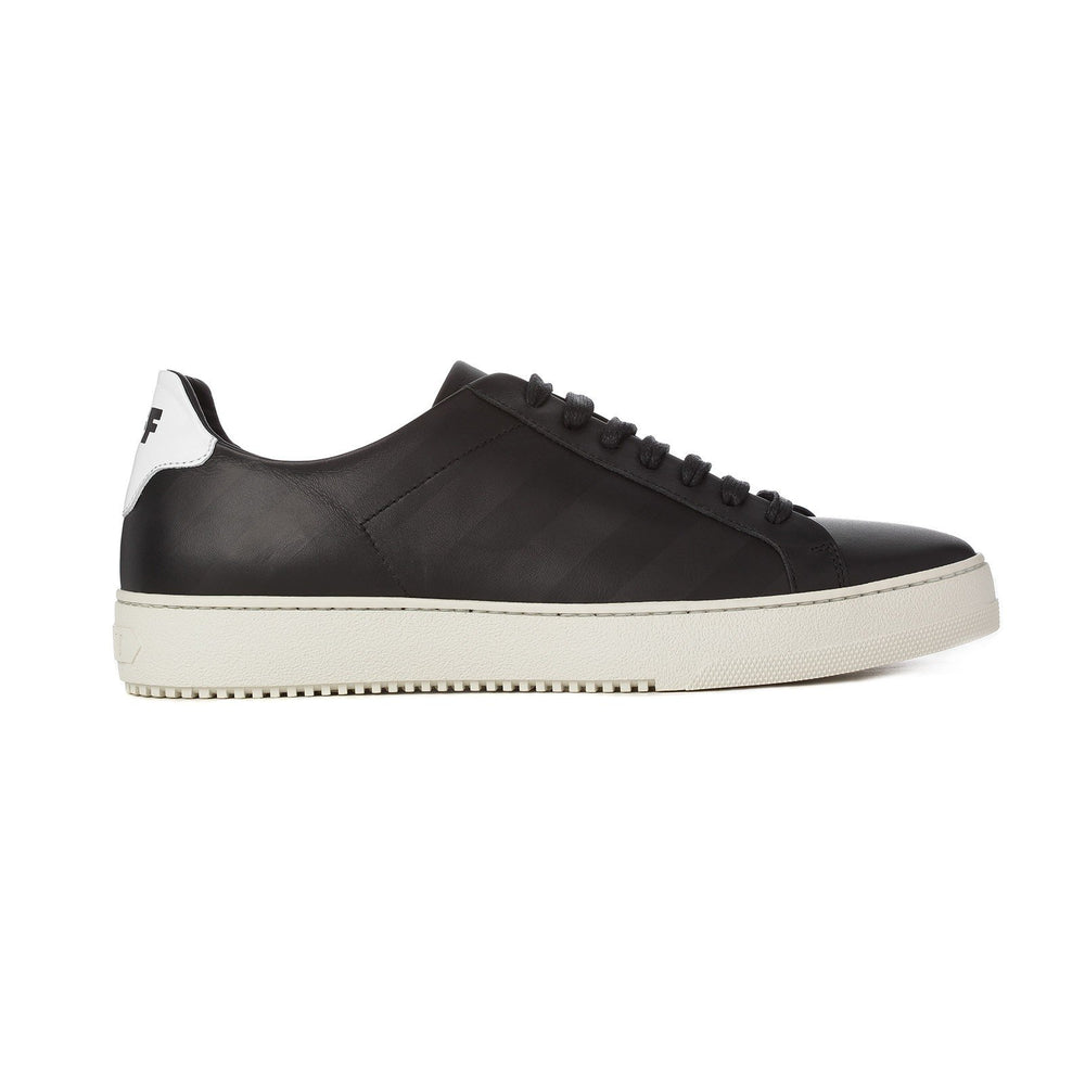 BLACK DIAGONALS SNEAKERS - THE BOX BOUTIQUE