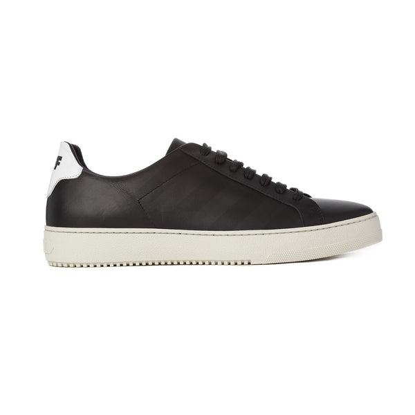 BLACK DIAGONALS SNEAKERS - THE BOX BOUTIQUE