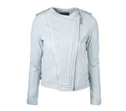 ERIN LIGHT BLUE JACKET - THE BOX BOUTIQUE