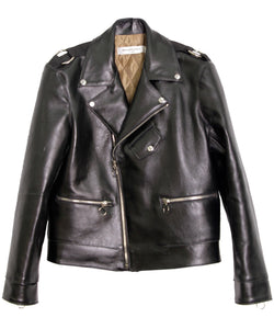 LEATHER MOTO JACKET - THE BOX BOUTIQUE
