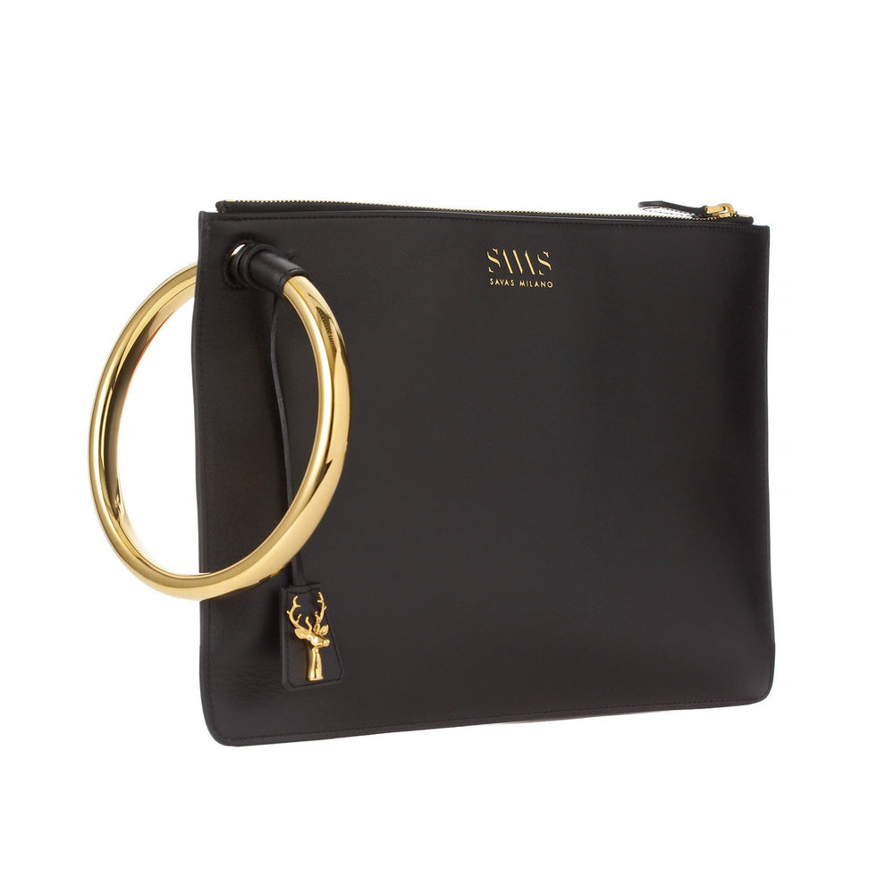 BLACK MATILDA CLUTCH - THE BOX BOUTIQUE