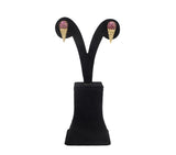 DIAMOND AND RUBIES ICE CREAM EARRINGS - THE BOX BOUTIQUE