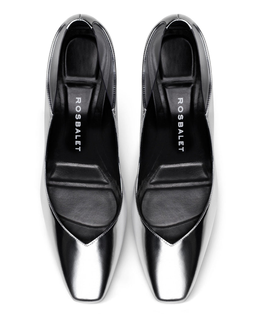 TECHNIC ELECTRONIC PUMPS IN SILVER - THE BOX BOUTIQUE