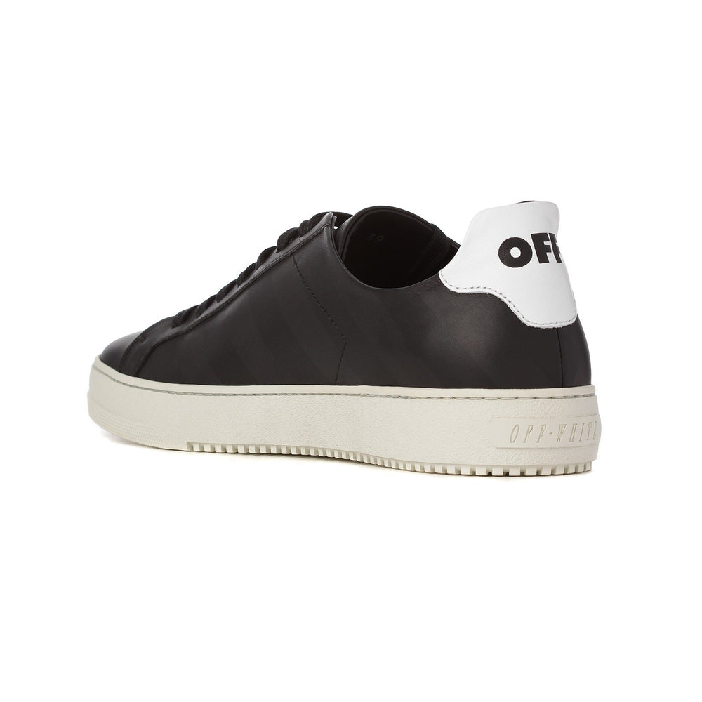 BLACK DIAGONALS SNEAKERS - THE BOX BOUTIQUE