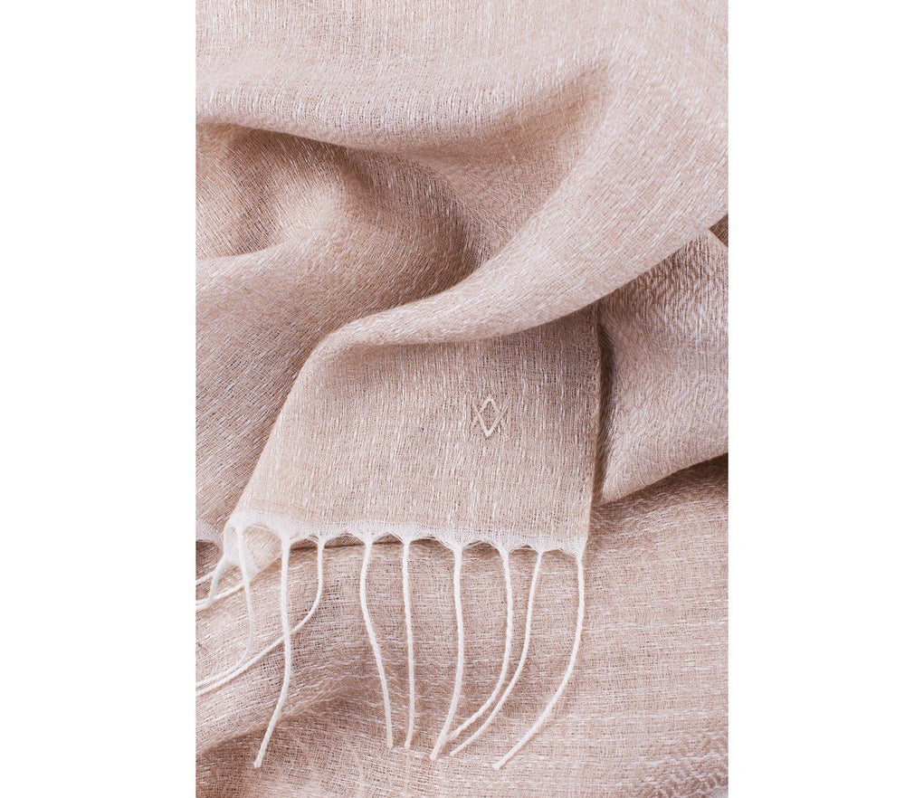FIRA BEIGE SCARF - THE BOX BOUTIQUE
