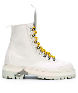 HIKING MOUNTAIN BOOTS IN WHITE - THE BOX BOUTIQUE