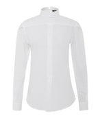 BACKWARDS BUTTON-UP WHITE SHIRT - THE BOX BOUTIQUE