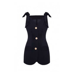 TIES CREPE VEST - THE BOX BOUTIQUE