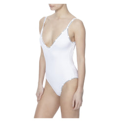 ALMA ONEPIECE SWIMSUIT IN WHITE - THE BOX BOUTIQUE