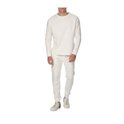 WHITE ESSENTIAL SWEATSHIRT - THE BOX BOUTIQUE