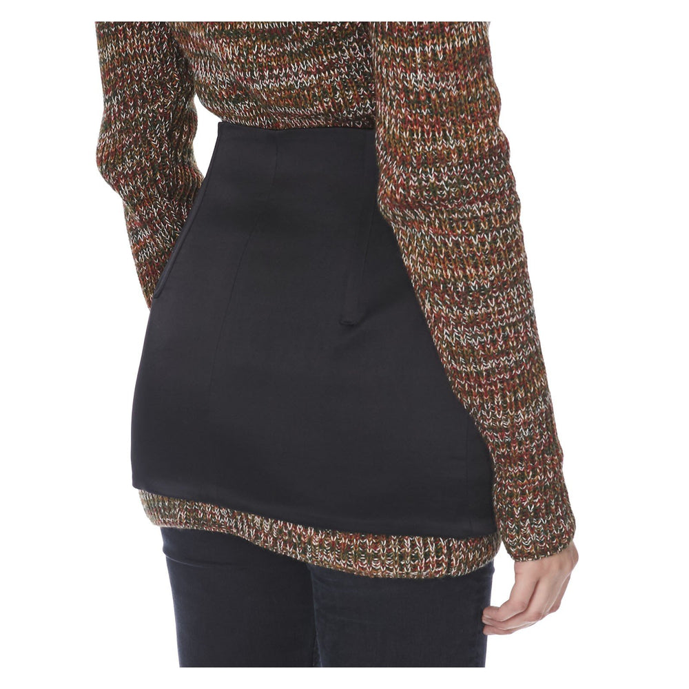 SATIN CORSET BELT IN BLACK - THE BOX BOUTIQUE
