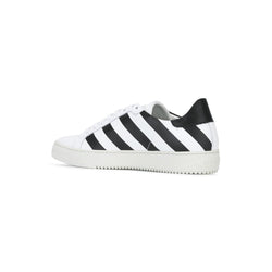 CLASSIC DIAGONAL SNEAKERS IN WHITE AND BLACK - THE BOX BOUTIQUE