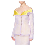 ETHEL OFF THE SHOULDER FITTED JACKET - THE BOX BOUTIQUE