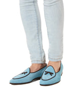 KENSINGTON LOAFERS IN LIGHT BLUE - THE BOX BOUTIQUE