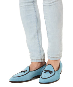 KENSINGTON LOAFERS IN LIGHT BLUE - THE BOX BOUTIQUE