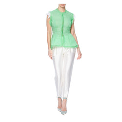EVITA FITTED RUFFLE SLEEVE JACKET - THE BOX BOUTIQUE