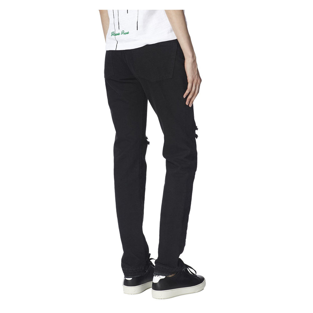 BOYFRIEND FIT JEANS IN BLACK - THE BOX BOUTIQUE
