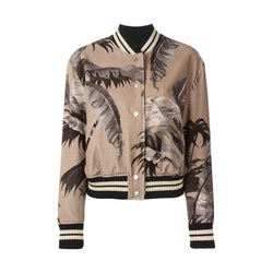 BANANA LEAF BOMBER JACKET - THE BOX BOUTIQUE