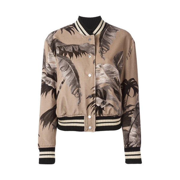 BANANA LEAF BOMBER JACKET - THE BOX BOUTIQUE