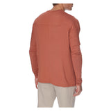 ESSENTIAL LONG SLEEVE TEE RUST - THE BOX BOUTIQUE