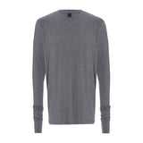 ESSENTIAL LONG SLEEVE TEE GREY - THE BOX BOUTIQUE