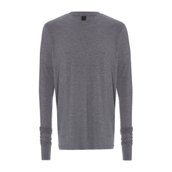 ESSENTIAL LONG SLEEVE TEE GREY - THE BOX BOUTIQUE