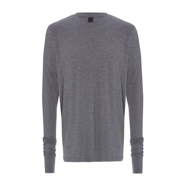 ESSENTIAL LONG SLEEVE TEE GREY - THE BOX BOUTIQUE