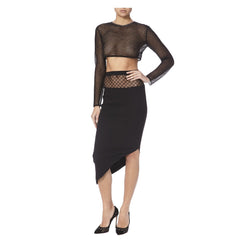 SHEER CROP TOP - THE BOX BOUTIQUE