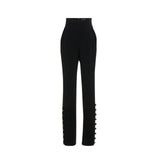 CADY HIGH-WAISTED TROUSERS - THE BOX BOUTIQUE