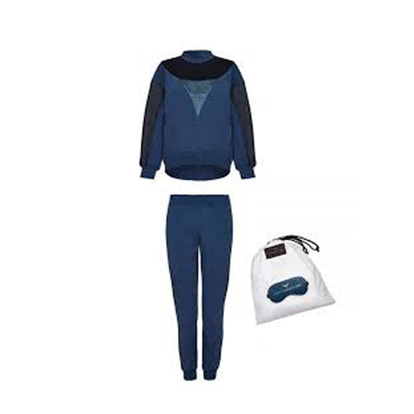 COSY TRAVEL SET IN SAPPHIRE - THE BOX BOUTIQUE