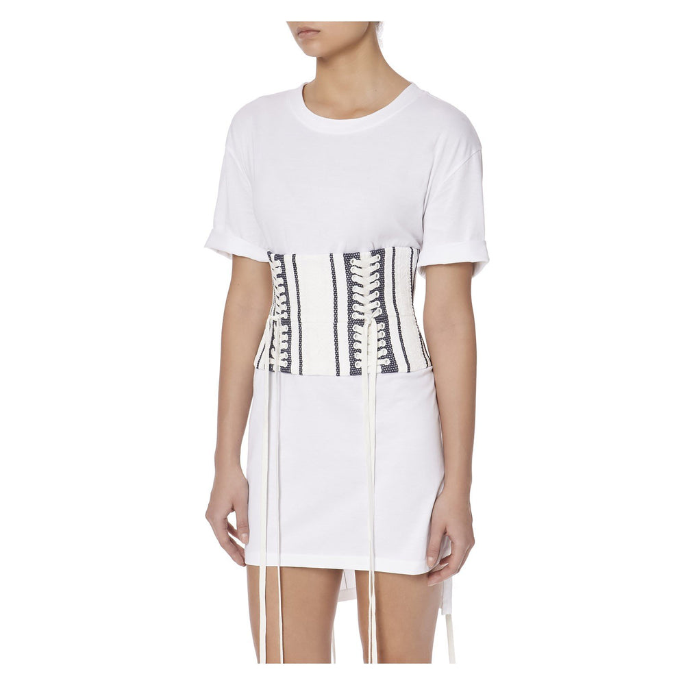 RILEY STRIPE CORSET BELT - THE BOX BOUTIQUE