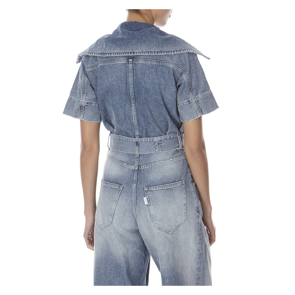 VINTAGE WASH DENIM JUMPSUIT - THE BOX BOUTIQUE