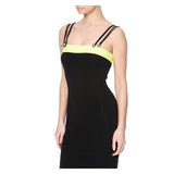 CONTRAST BAND PENCIL DRESS - THE BOX BOUTIQUE