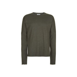 MINERAL LONG SLEEVE TEE IN CHARCOAL - THE BOX BOUTIQUE
